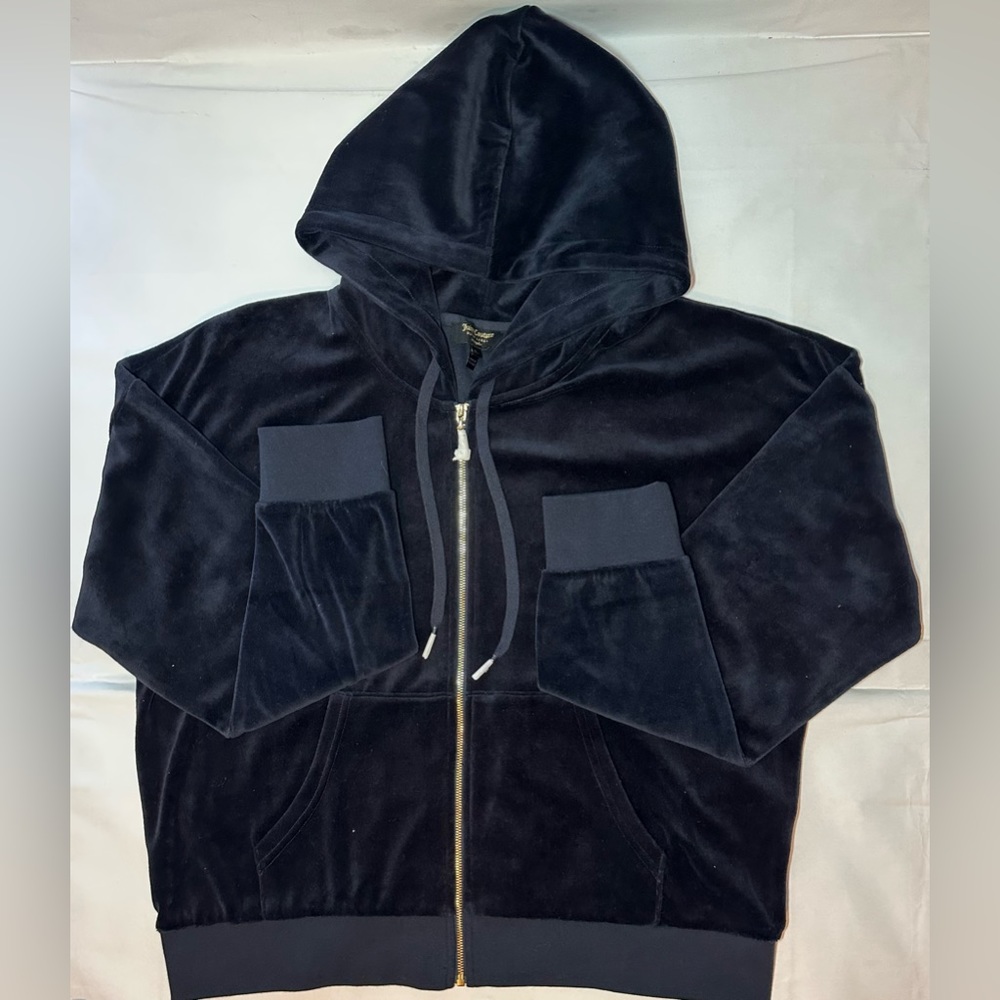 Juicy Couture Black Label Robertson Iconic Slim Fit J Zip Hooded Jacket Size XL